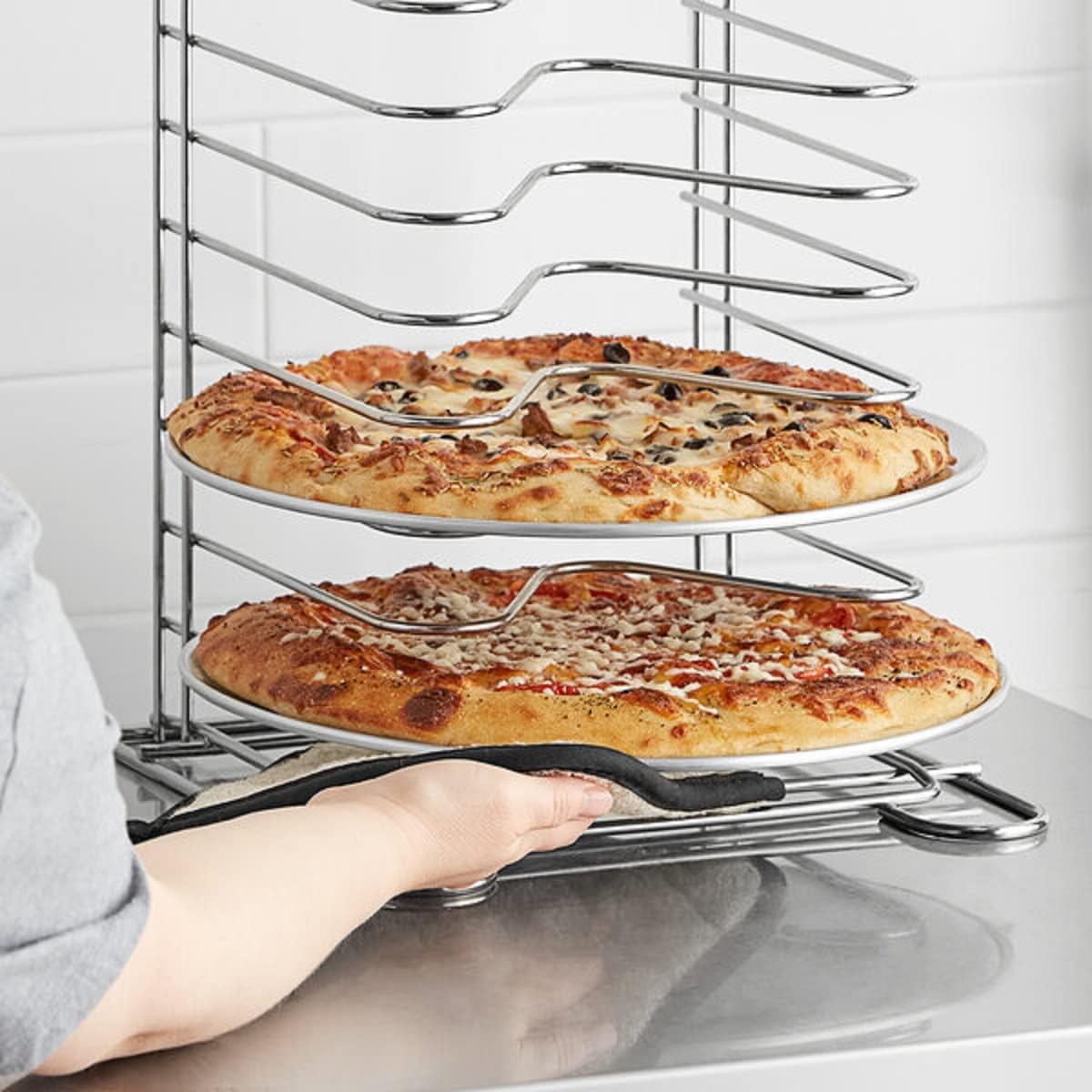Pan Round Pan Restaurants Tray Baking & Aluminum Baking Pizza for Style 6 Home 13” of Tray Round Bakeware Pizza Tray Kitchen Pizza Pizzeria Tray Coupe TrueCraftware- Set -