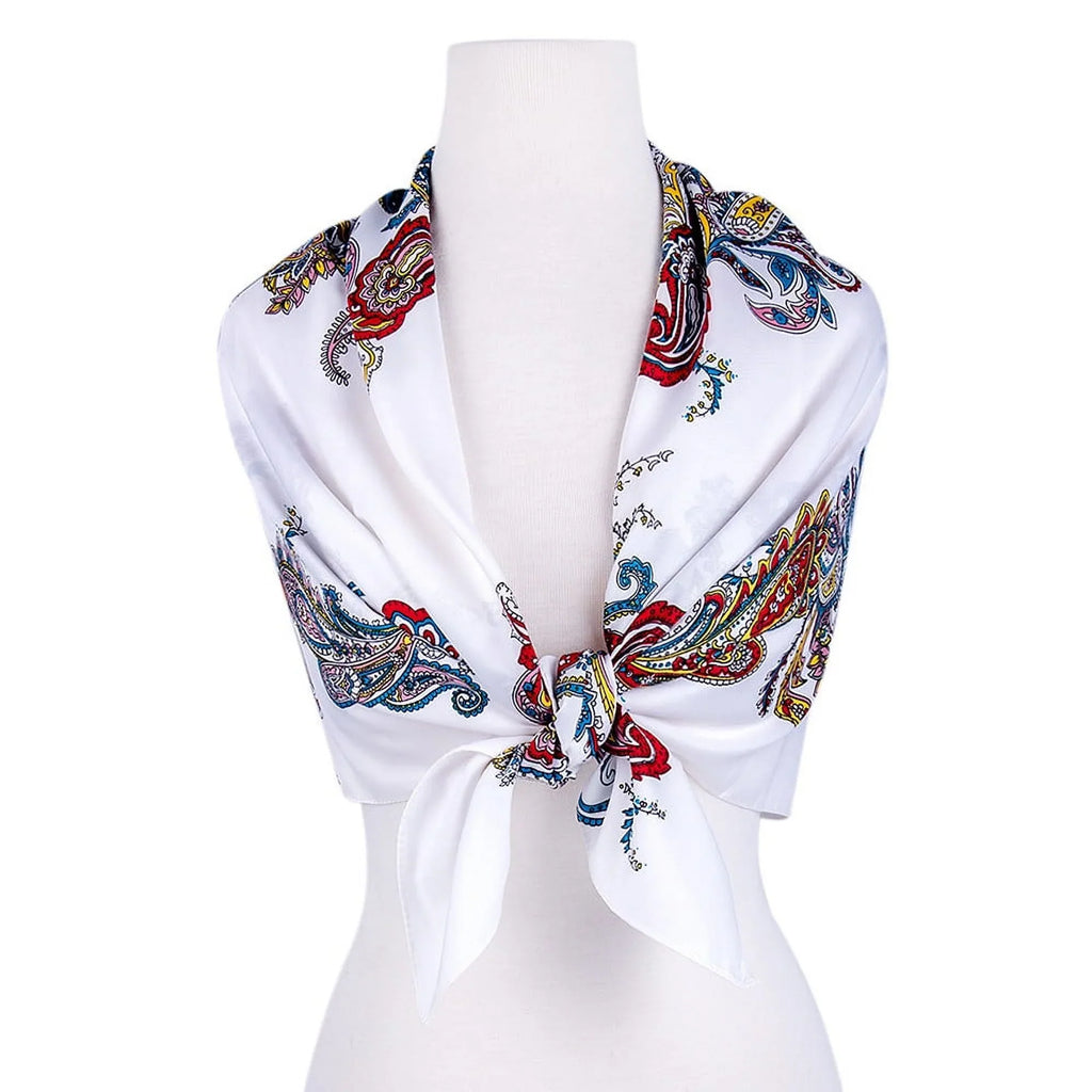 Tops Magic Scarf Shawl Travel Shawl for Evening for 39x39” Shawl Women Land (100x100 Wedding cm) Fashion Silk GOODS Wrap STP and