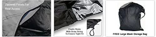 Jet Includes - Trailer 2004-2005 SEA Premium Rain, - Gray/Black UV DOO More! Weatherproof Protects Sun, and Covers Straps from 3D Rays, and Bag - Weather Storage - Color All Ski for Trailerable
