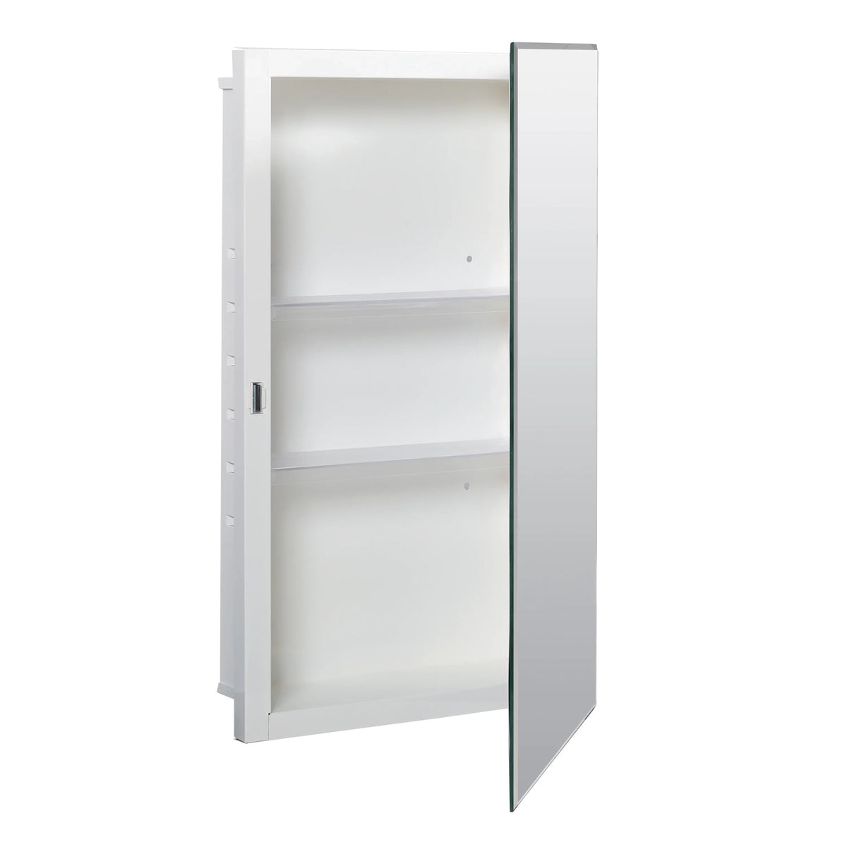 Medicine Rectangle 16" Surface-Mount Zenna Steel Mirror Frameless 26", x Home Cabinet, Recessed or