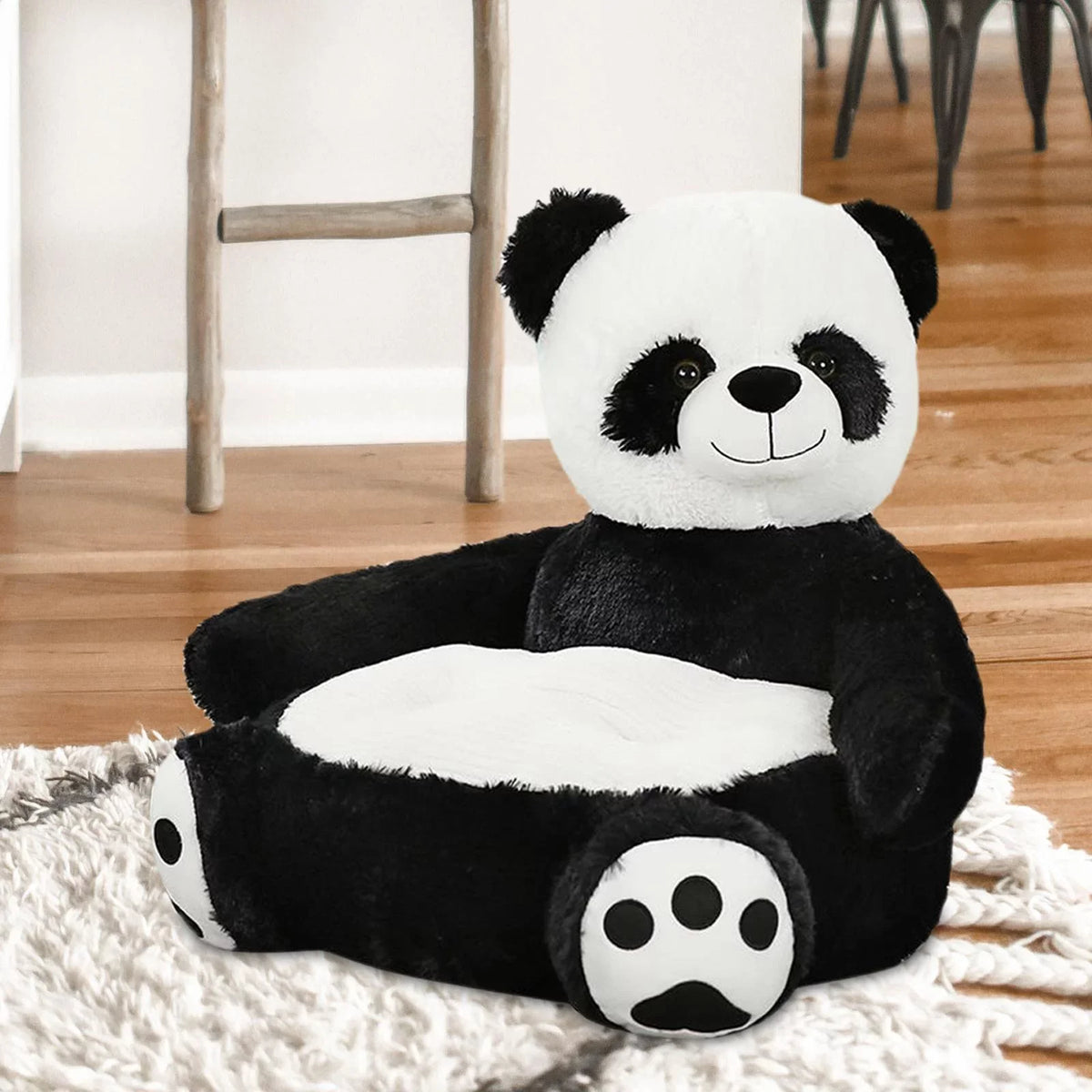 Plush Chair and Children Cartoons Baby Animal for Reading, Sofa Armrest Relaxing