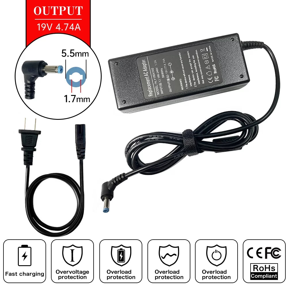 Charger Bell NS11 LS44-HR-110 LS44-HR-150 LS11-SB-883 LM86-GO-237 LM94-SB-442 Laptop Adapter LS44-HR-044 TJ74-RB-050 for LS44-SB-045 LM81-RB-226 LM87-JO-090 TK36 AC EasyNote NS44HR Packard TJ71-SB-109