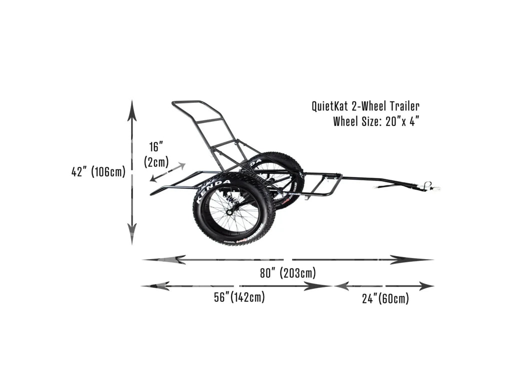 2 Cargo FKA-15888 QuietKat Cart Black, Wheel,