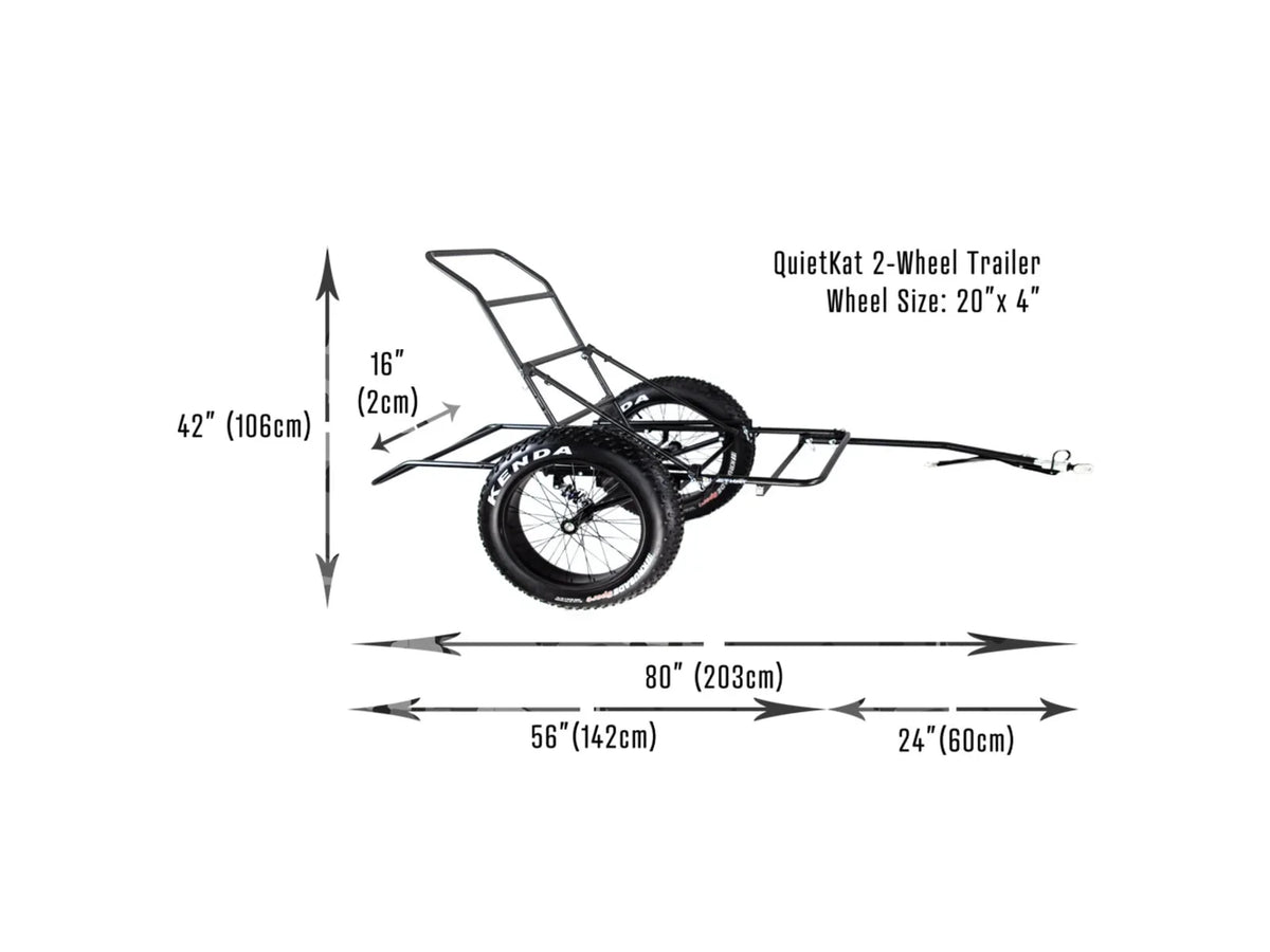 2 Cargo FKA-15888 QuietKat Cart Black, Wheel,