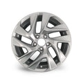 x for OEM 2016 Honda Velospinner New spoke Automotive 17" Twisted 7" Wheel Brand 64069A Alloy 2015, Replacement Quality Silver Rim Single CR-V