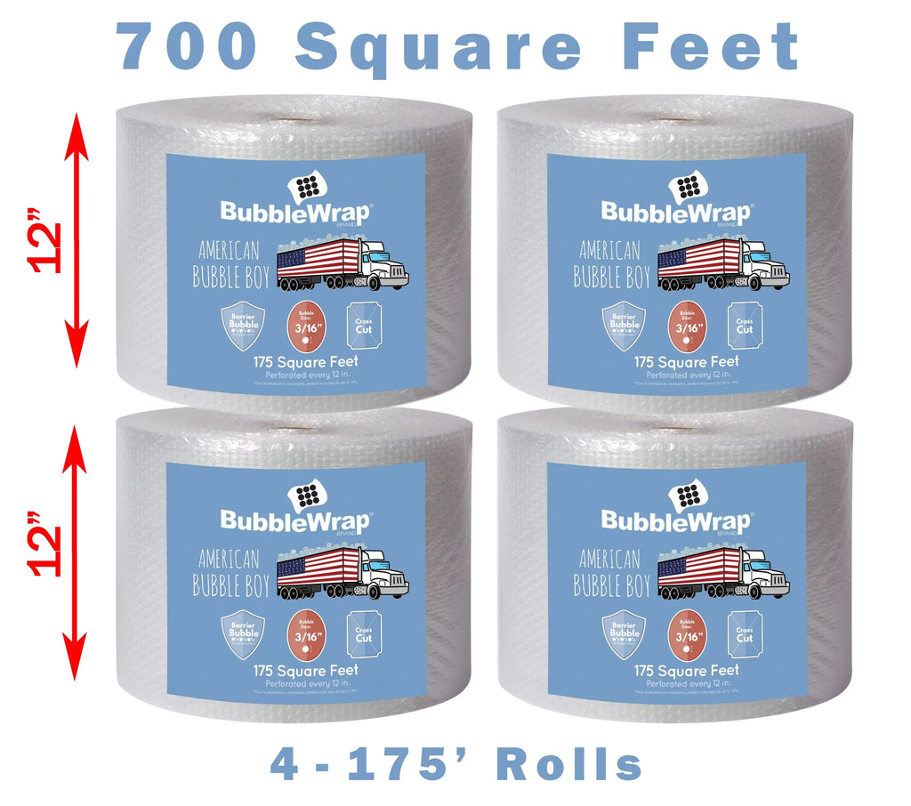 12 in By - ft Wrap Boy Cushioning x 700 Bubble Bubble American