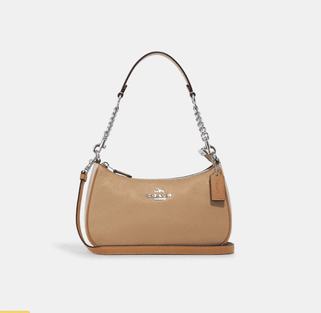 Sandy Bag Teri Multi Silver CA173 Coach Shoulder Colorblock Beige In IN