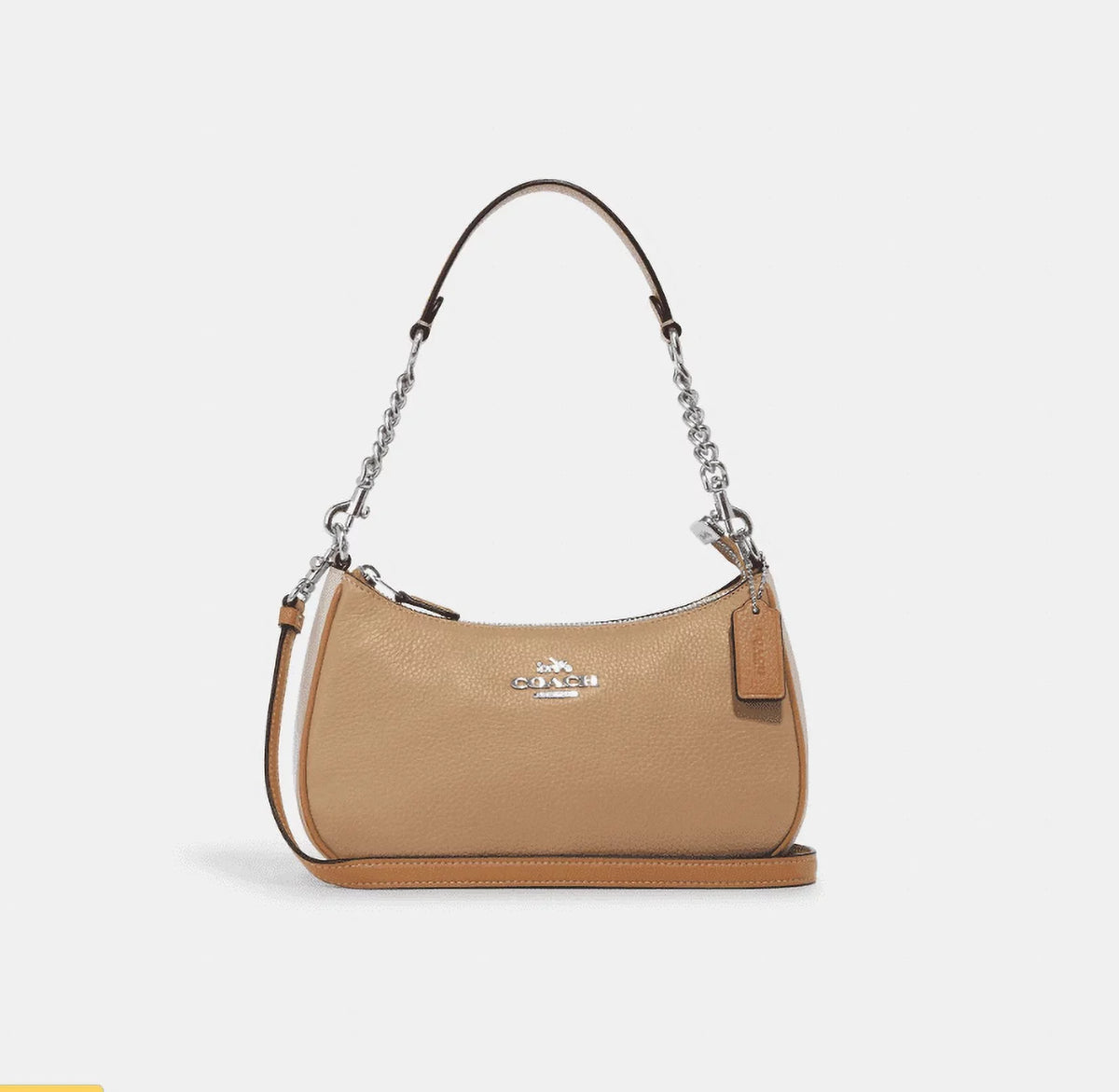Sandy Bag Teri Multi Silver CA173 Coach Shoulder Colorblock Beige In IN