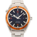 Pre-Owned Watch OMEGA Co-Axial 600 2208.5 Black Planet Automatic SS (Good) Seamaster Ocean Men's Dial