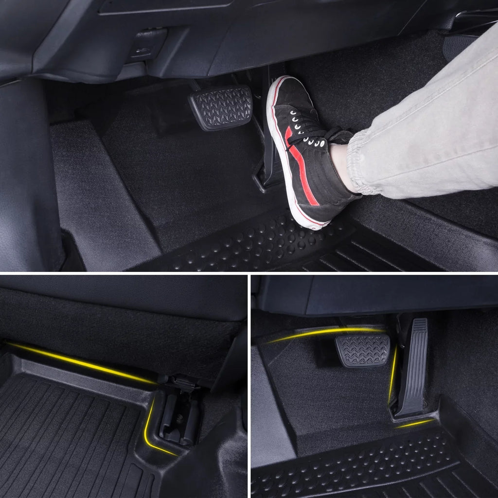 Liners Carpet Rear Odorless GV70 All for Custom 2022 Duty Fit Front Protection Floor 2023 Mats Durable Replacement Heavy Genesis Car Weather Black