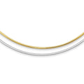 Omega Women Auriga Gold 2mm for Reversible 18inch Necklace 14k Two-tone