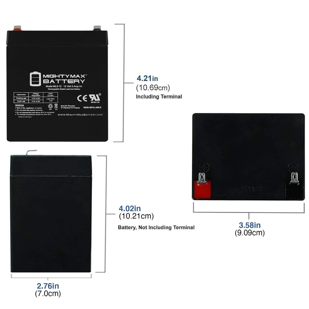 Model 12V 3 Sea-Doo - 5AH Aquanaut Replacement Battery ZS19 Pack for