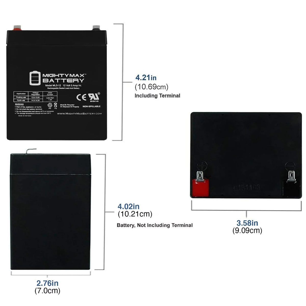 Model 12V 3 Sea-Doo - 5AH Aquanaut Replacement Battery ZS19 Pack for