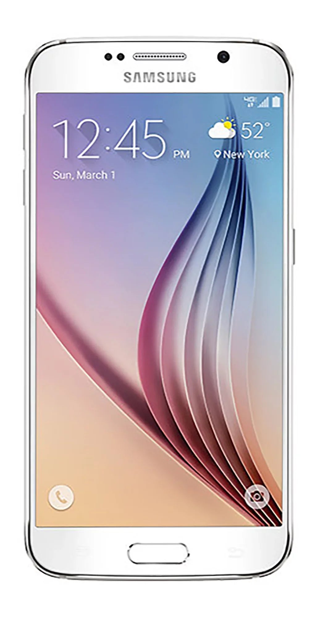 S6 4G Octa-Core 32GB G920V Samsung White 16MP LTE Android Camera CDMA - w/ Galaxy Verizon (Certified Used) Phone