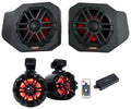 Tower Memphis Polaris 2018+ Ranger RNGR65FE Audio Speakers+Amp For Pods+LED Pair
