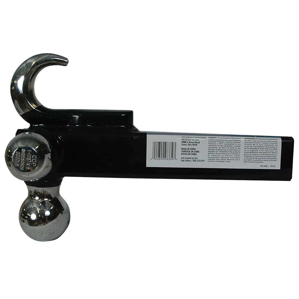 Trailer 7031400 Tow w/ Hook Ball Hitch Towpower Reese Duty Mount Heavy Tri-Ball