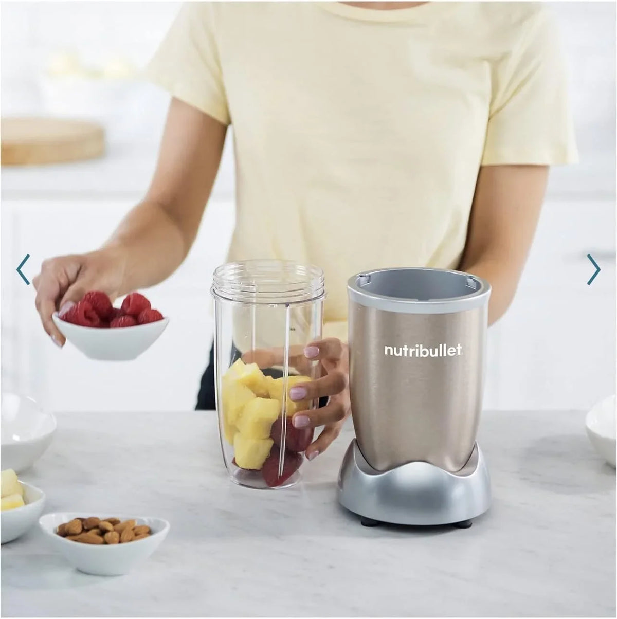 '- nutribullet® oz. Personal Pro Champagne 32 Blender Watt 900