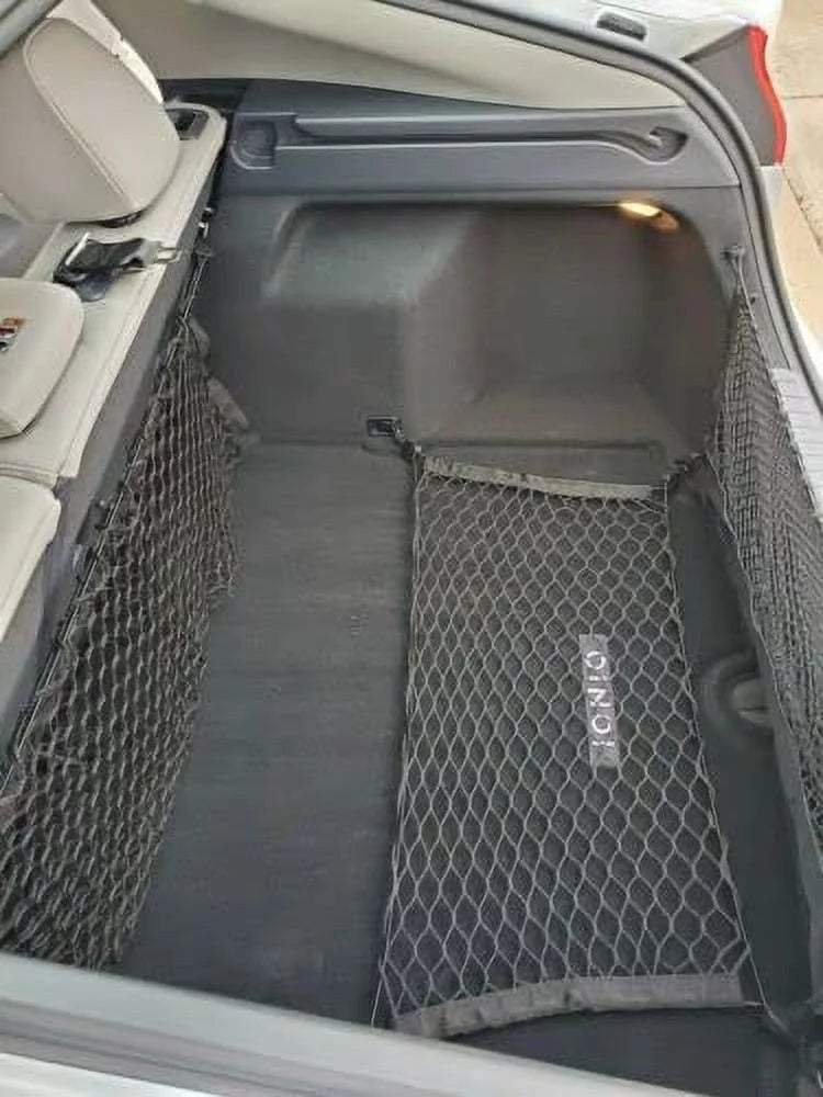 2017-2019 EA HYUNDAI Cargo & Style Organizer Hatchback IONIQ (Qty.3) Trunk Compatible Envelope Premium Nets EACCESSORIES Nets 2 for for – Elastic Cargo Car – Mesh Organizer Floor HYUNDAI – Trunk IONIQ