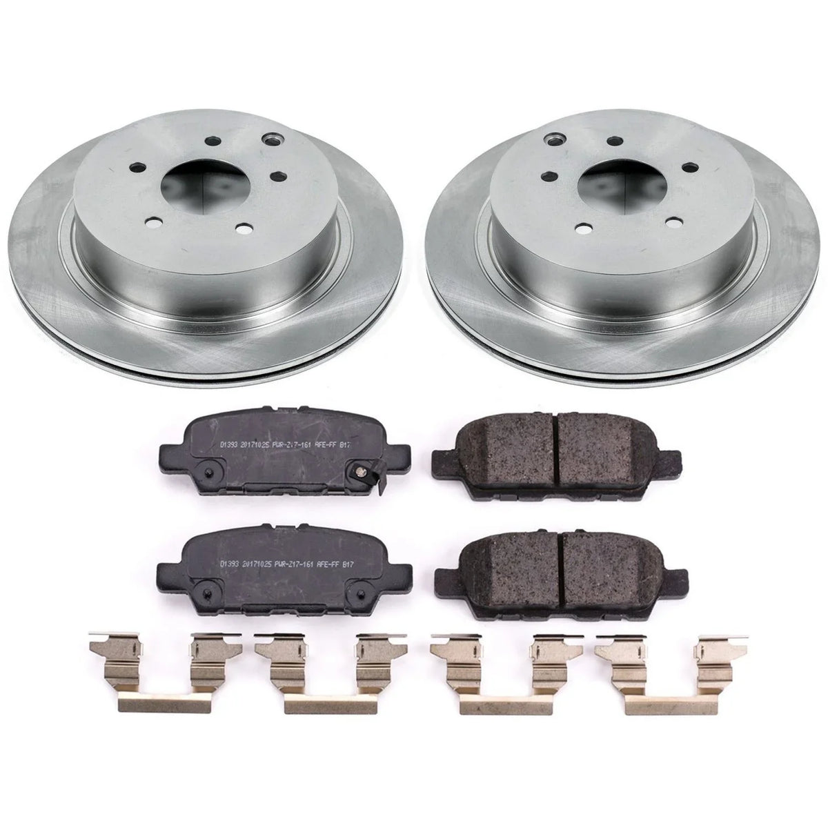 Brake and Fits QX60 Pad Replacement Rotor Infiniti Power Stock Kit Rear Stop 2019 KOE8021