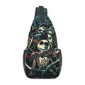 Gifts Shoulder Men Bag Hiking Skellington Backpack Crossbody Sling Chest Women Daypack Travel Jack Bags Unisex For