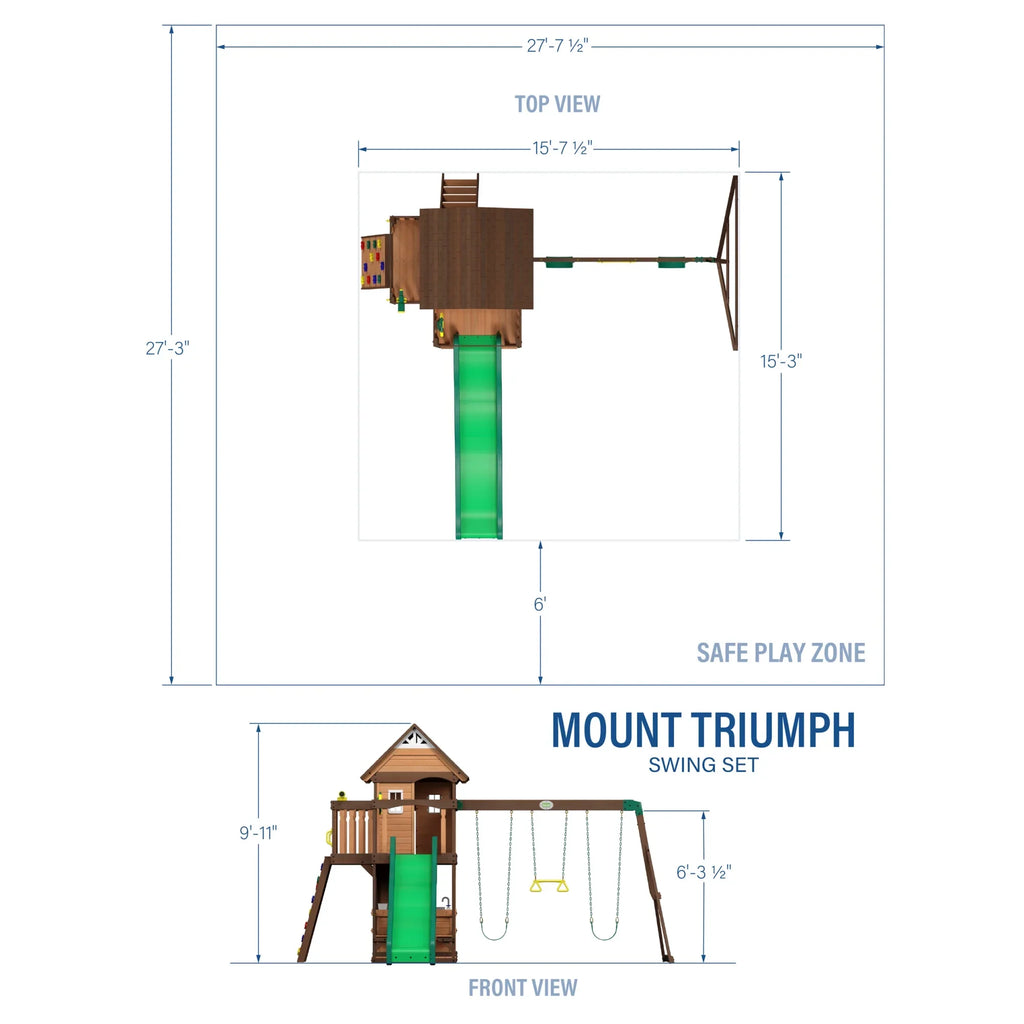 Triumph Swing Backyard Set Discovery Mount