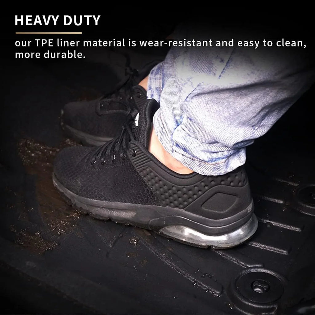 for 2023, 2018 (Not 2022 Floor 2017 Mats 2021 2020 All Single AOMSAZTO Weather Floor Hook Include 2019 Liners 2017 2nd Floor Driver-Side Automotive Jeep Model) Compass 1st & Car Row Fit