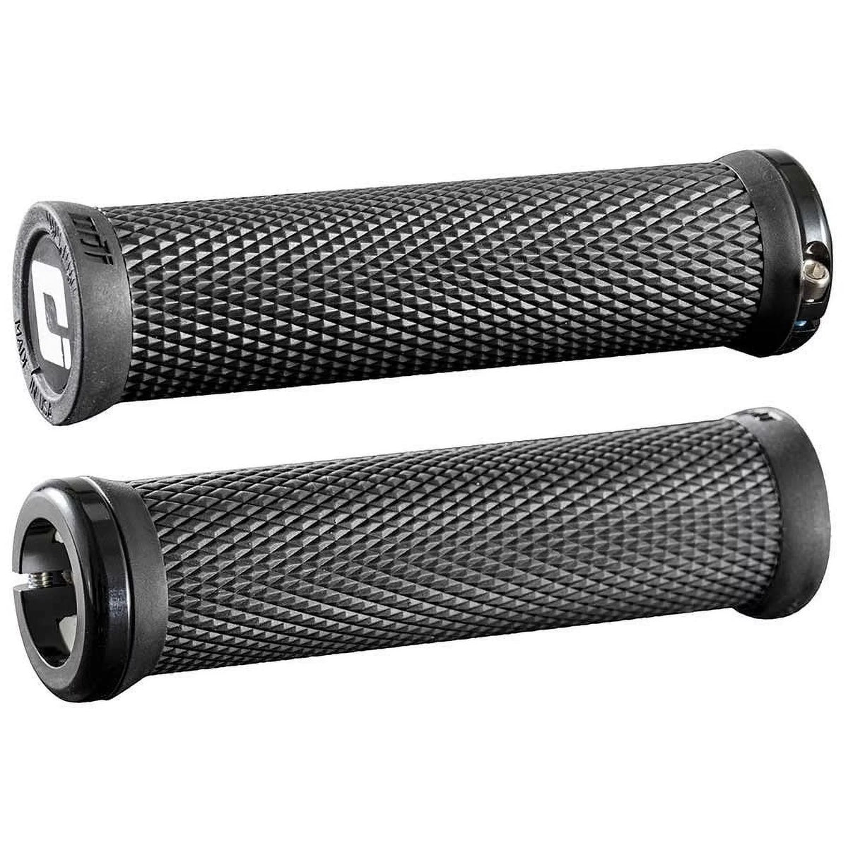 Lock-On Bike - Grips Bicycle Elite 130mm Motion Flangeless Black, Length ODI