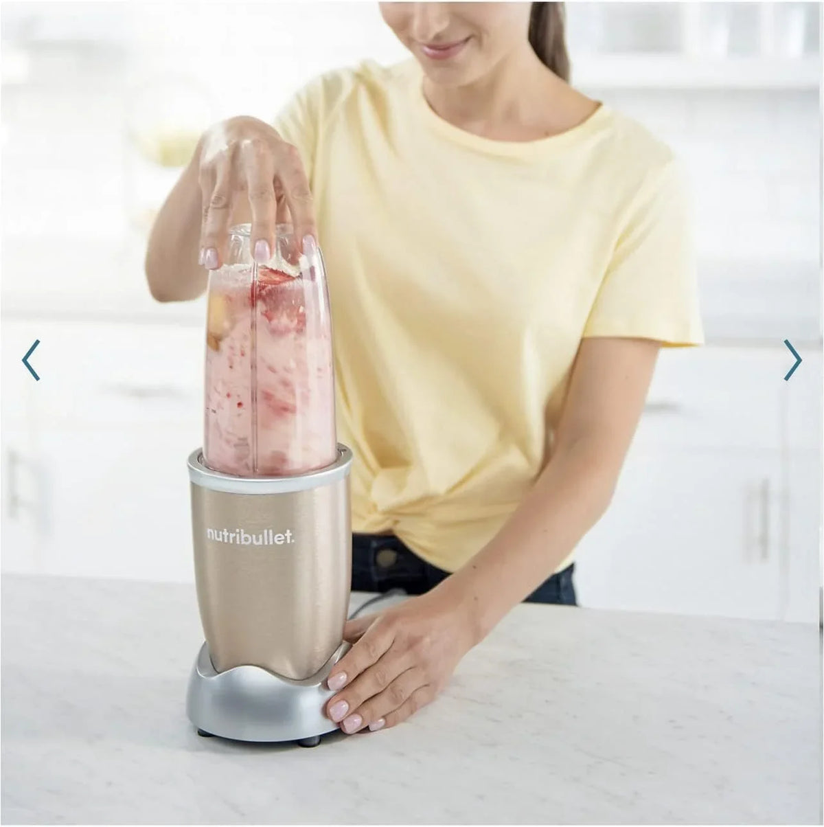 '- nutribullet® oz. Personal Pro Champagne 32 Blender Watt 900