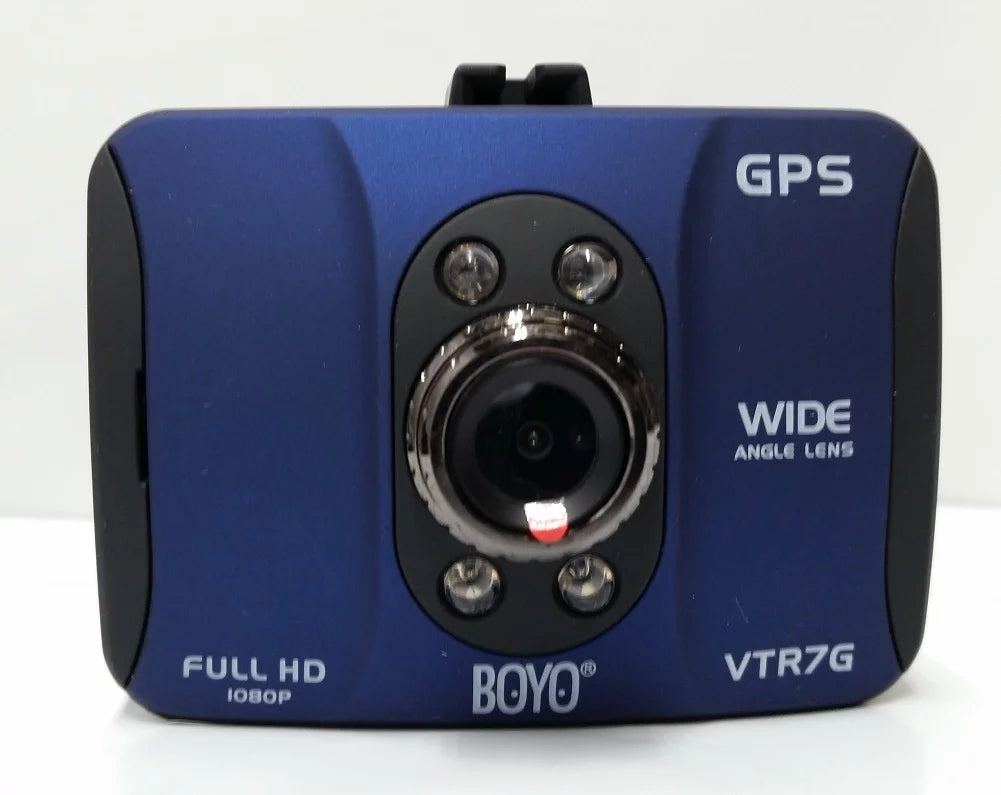 HD Built-in and Recorder Dash with "Black Box" Cam Display 2.0" BOYO VTR7G Full LCD GPS