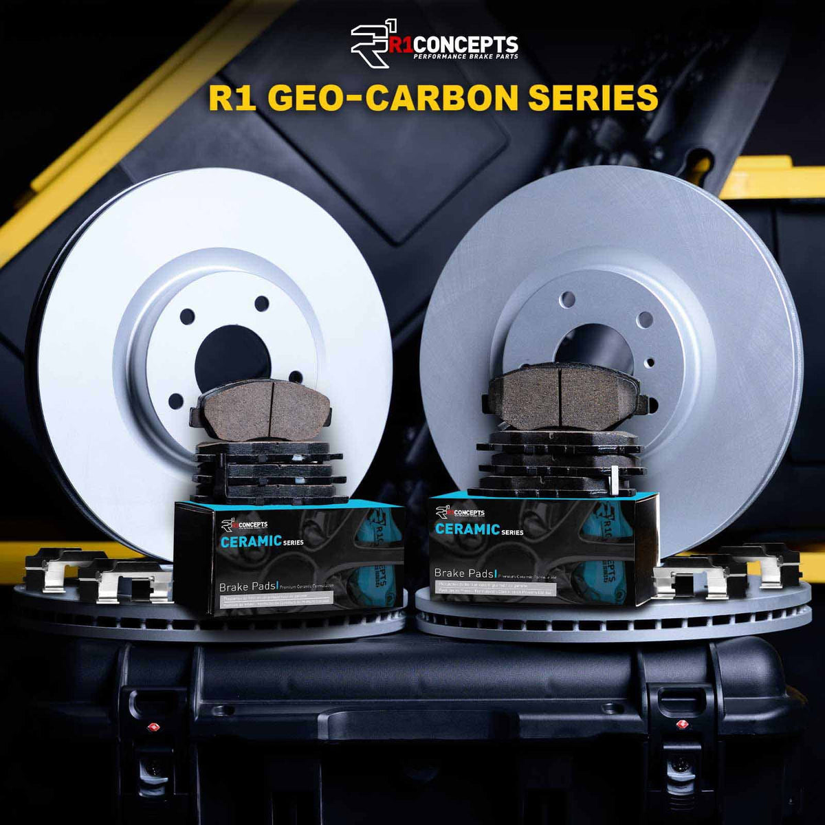 2002-2003 59054 Wdwh2 Carbon Ceramic select: Rotor Concepts Coated CIVIC HONDA SI Fits R1 R1 With Pads Concepts Brake