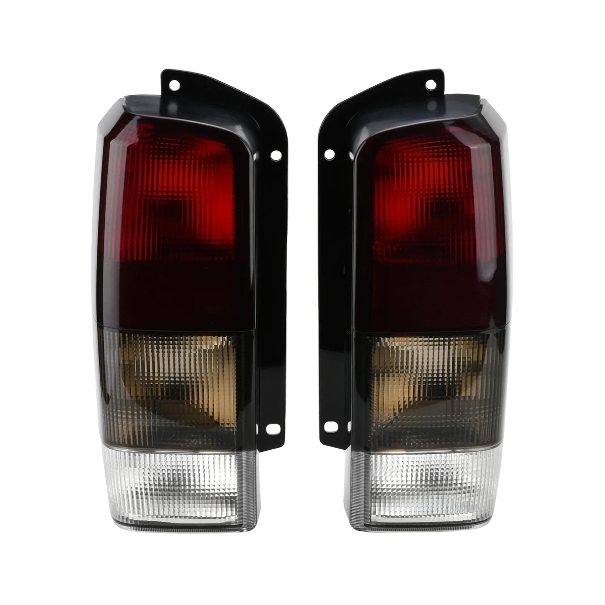 XJ Lamps Lights Smoke Jeep with Tail Cherokee Red/black + XJ Right)Compatible Fits 1997-2001 for Set(Left Tail 97-01 Rear Lens