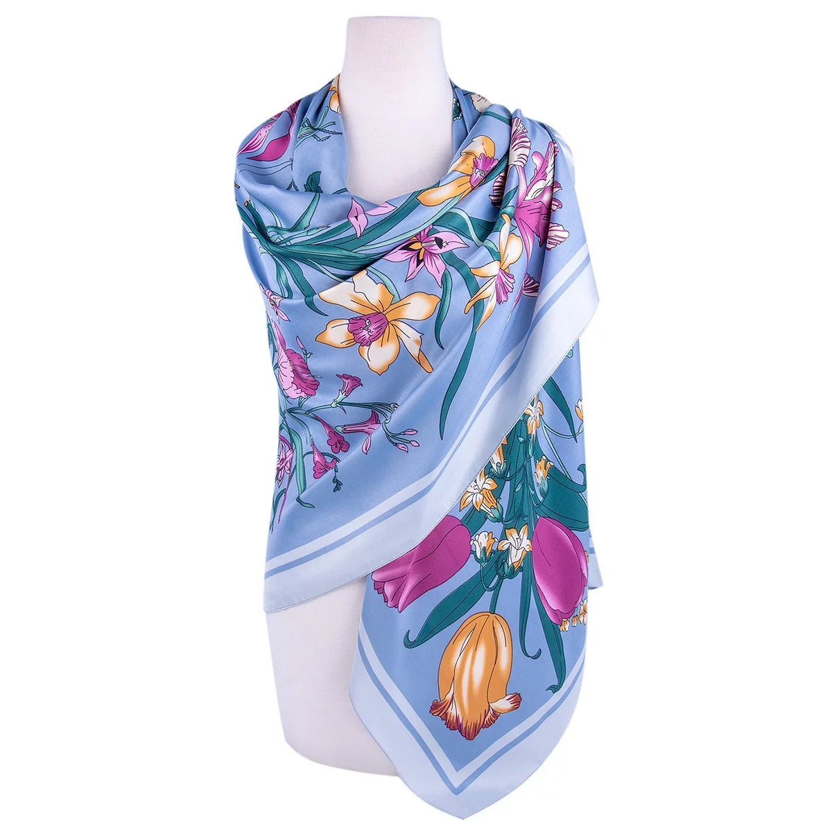 cm) Lilac Travel Shawl 130 and for Tops Wrap Women GOODS Silk Wedding STP Botany (130 Fashion Shawl Scarf for 51x51'' Evening * Shawl