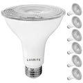 White Cool 6-Pack Rated UL Listed LED Dimmable PAR30 Wet 11W Lumens 4000K Light 850 Base E26 Flood Bulb Luxrite