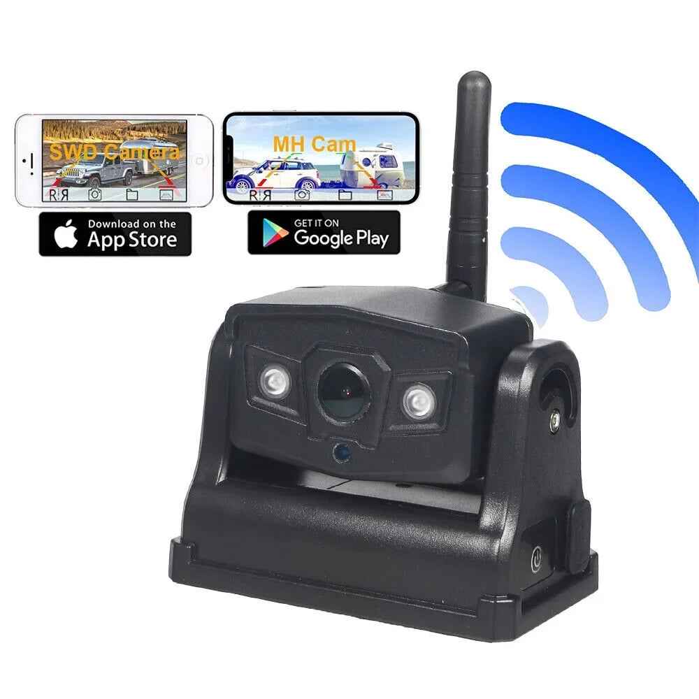 Camera, for 9600mAh Wireless Reliable Front/Rear Magnetic Backup WiFi Battery View, JahyShow
