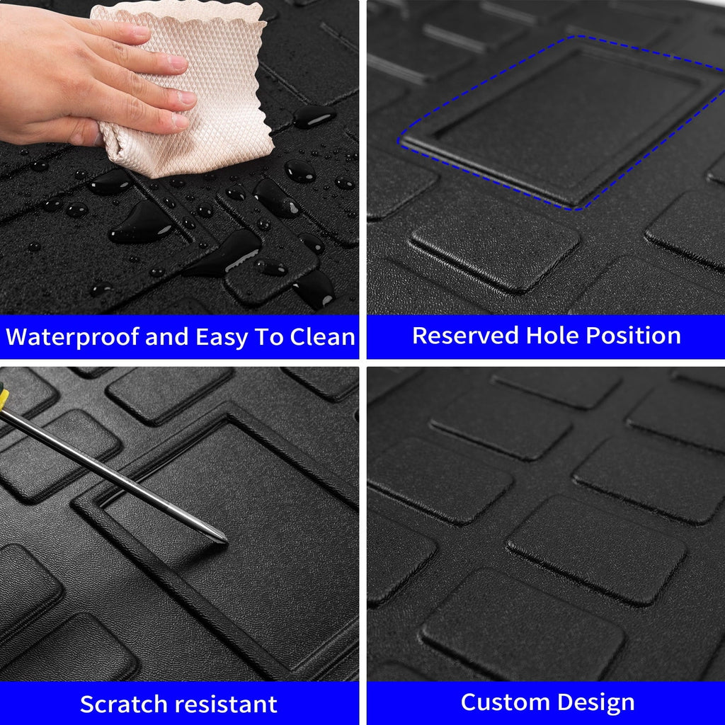 4Runner Trunk Mat Cargo 2013-2023 Liner Cargo Toyota Floor Seats 7 Mats Mat Accessories Fit