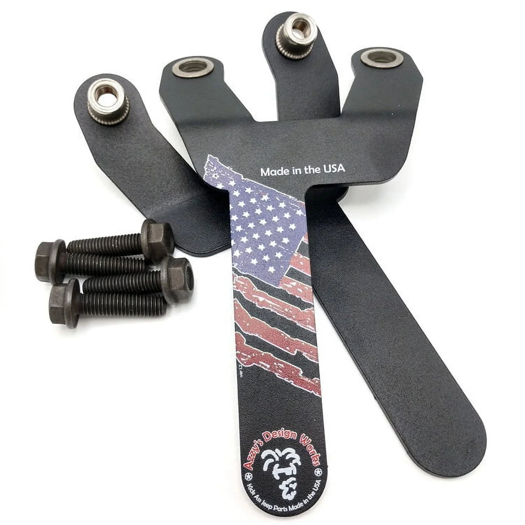 USA Flag fits the Nut Made Cherokee Shock Jeep Deluxe Kit, Upper Mount Rear XJ, in