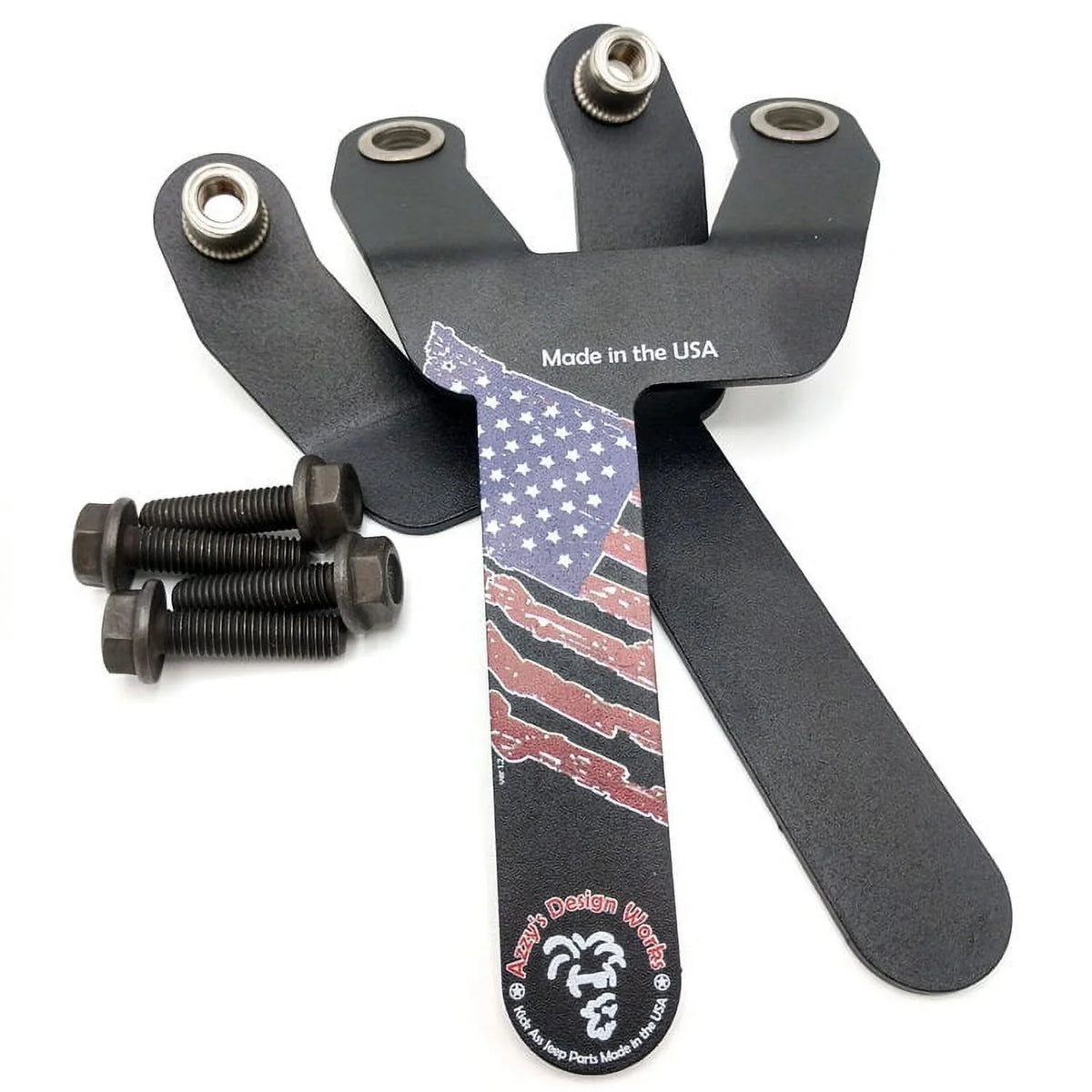 USA Flag fits the Nut Made Cherokee Shock Jeep Deluxe Kit, Upper Mount Rear XJ, in
