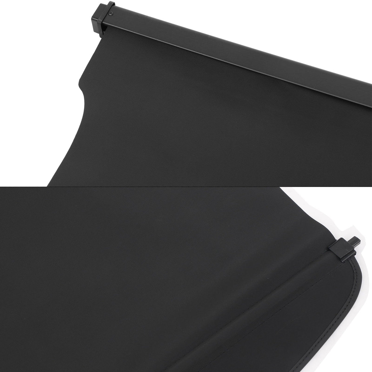 Canvas Cover With Added Replacement Ford Retractable Black Rear Security 2020-2024 on Motorsports Cargo Escape Ikon Tonneau Compatible Trunk Luggage Bodykit Shade