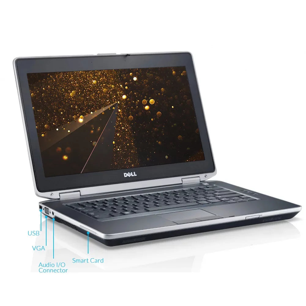 Intel 8GB Gen RAM SSD Dual Bit Professional Windows 3 E6430 i5 Used 10 64 Core Laptop 240GB