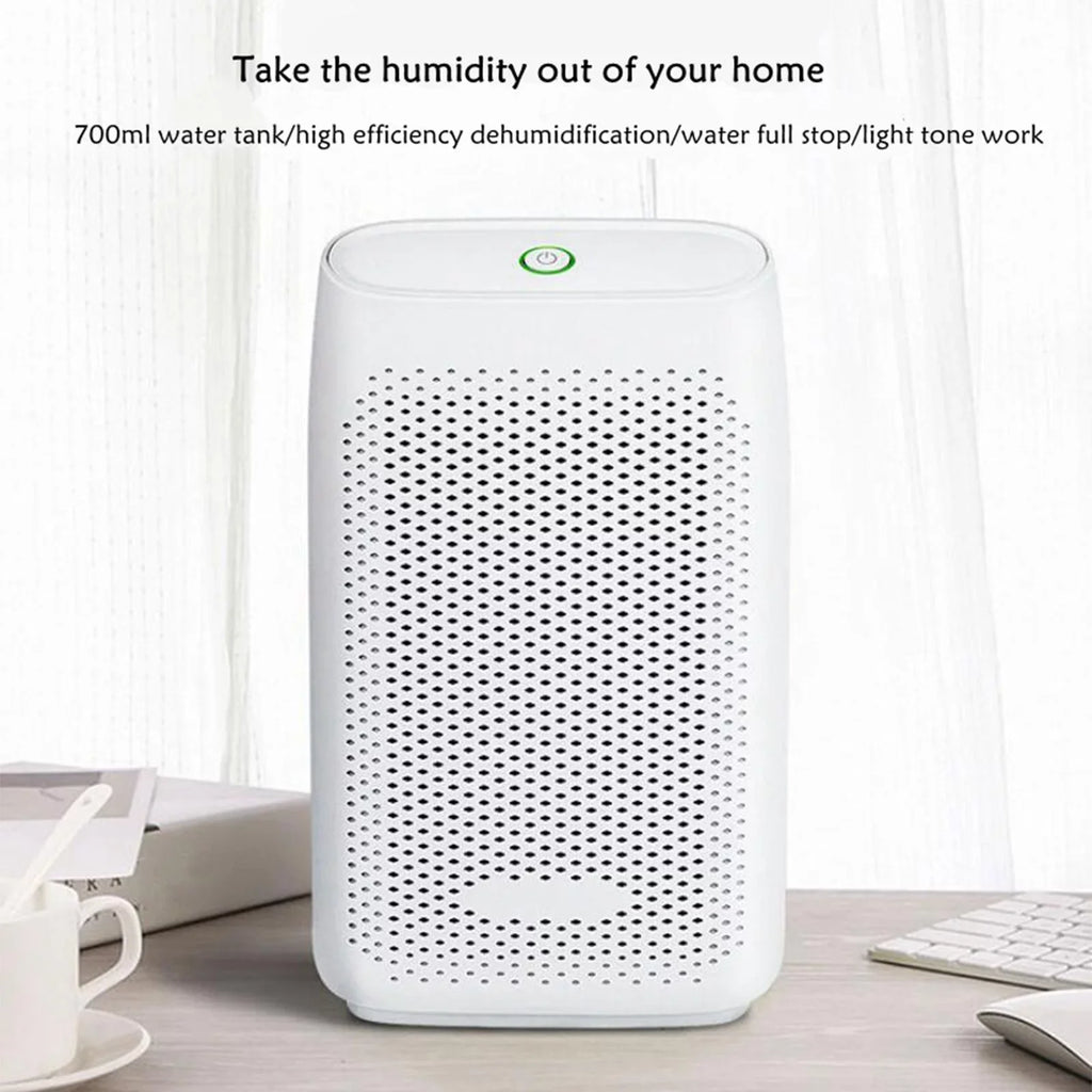Energy Efficient Wardrobe USB Damp Technology 700ml Quiet With Small Air, Closet Basement Moisture Semiconductor Dehumidifier , For For
