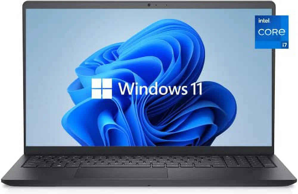 Newest Windows 32GB Processor, RAM, Laptop, SSD, Display, 3511 Home, Core Xe Iris i7-1165G7 1TB 11 2021 Graphics, Webcam, Black 15.6" Inspiron FHD HDMI, Carbon Intel Intel