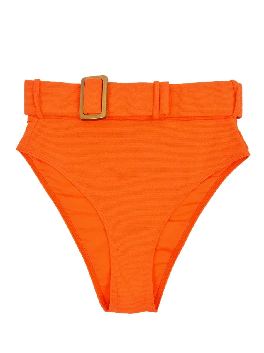 Miro Women's Ursula Bottom (S, Waist High Bikini Orange) Alexandra