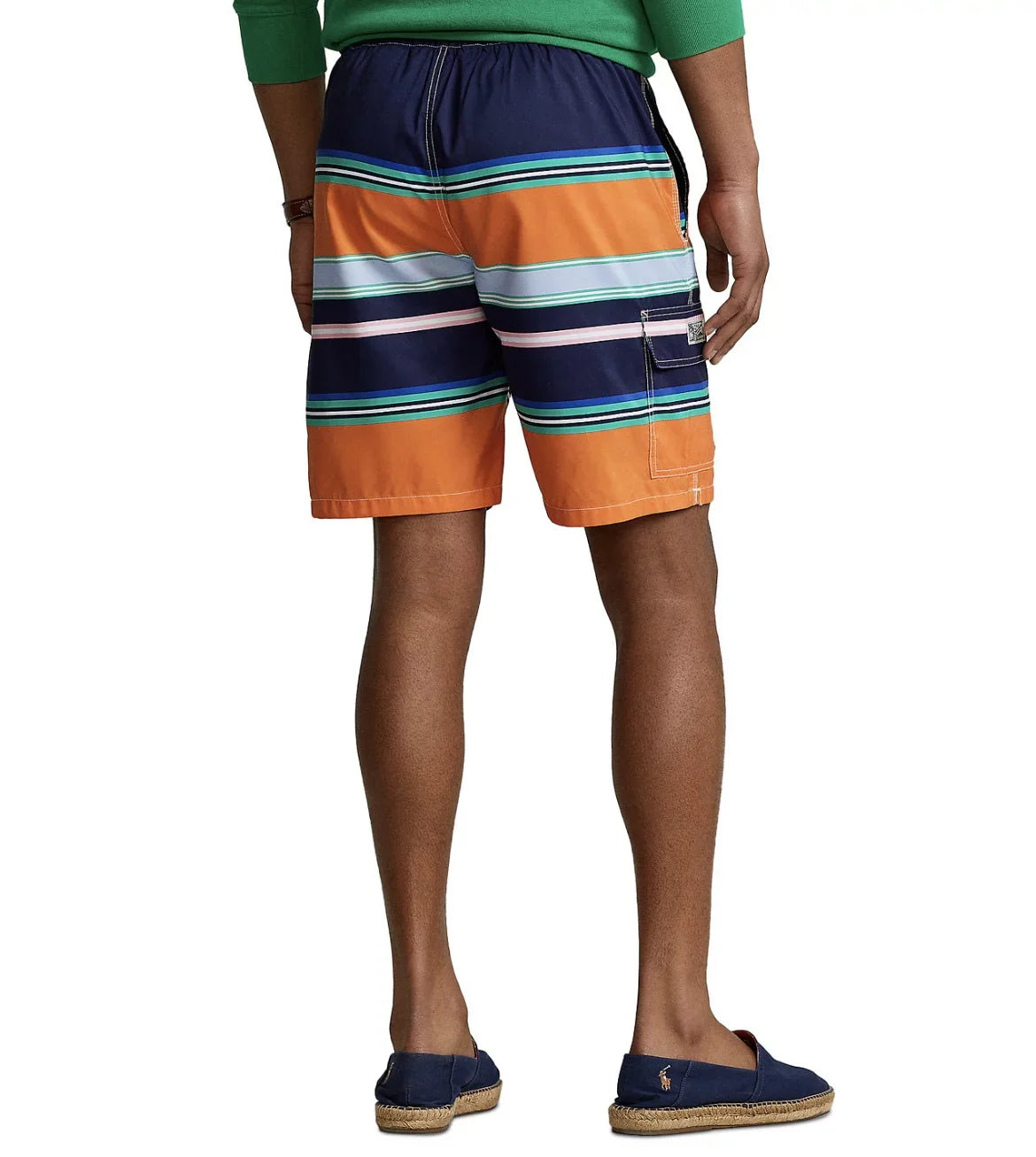 Men's Size Small Trunks Kailua Lauren Classic Swim Polo Fit Ralph Orange