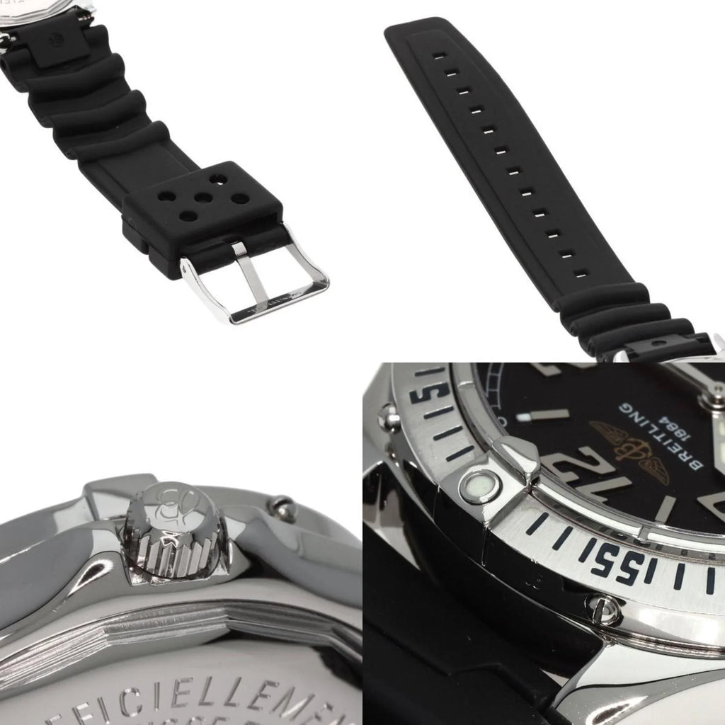 O'Shearn Watch Men's Colt BREITLING Steel/Rubber Pre-Owned A17350 Stainless (Good)
