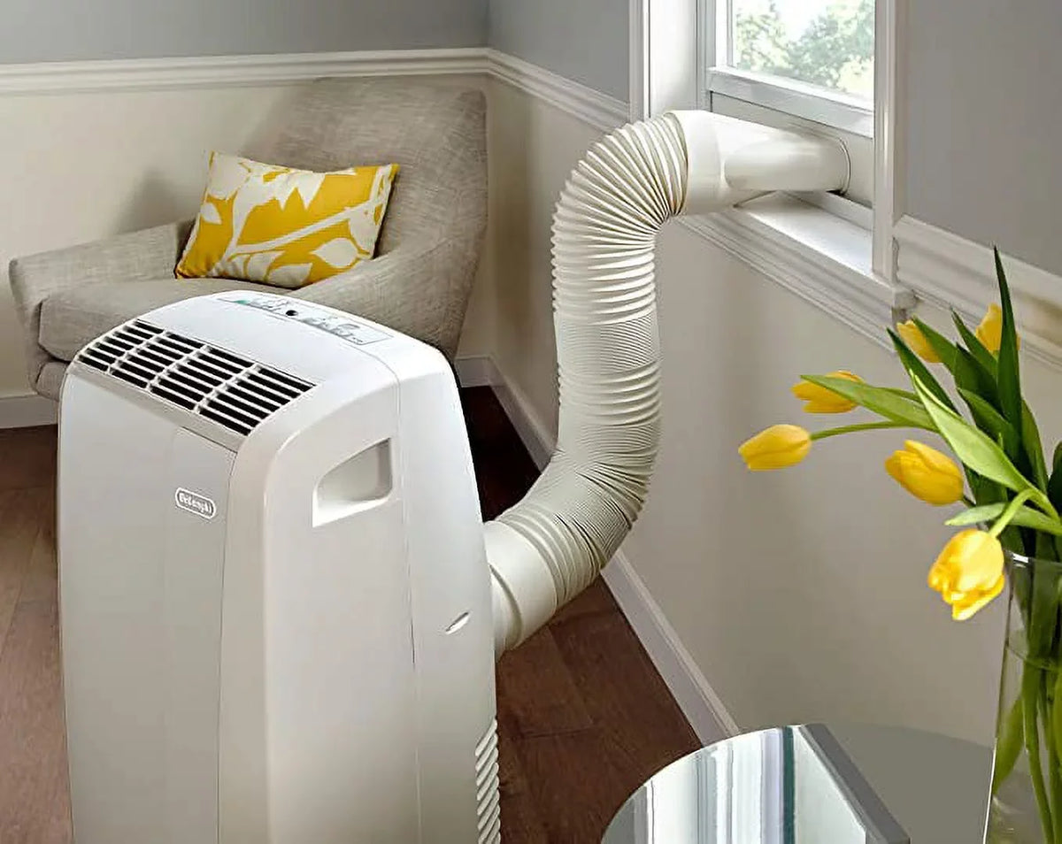 ASHRAE) Air Restored BTU BTU DeLonghi Dehumidifier 3-Speed 6,700 Portable (Refurbished) with (10,000 Conditioner