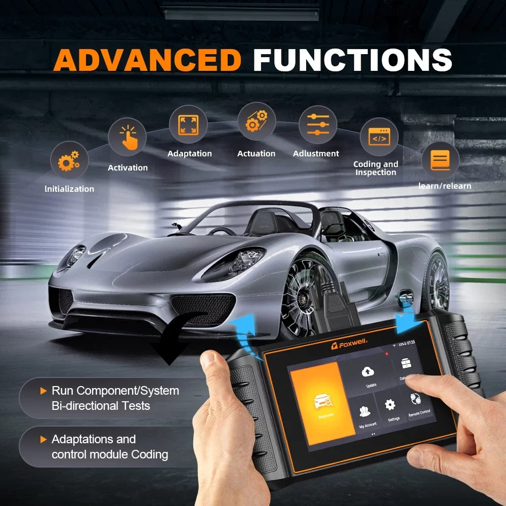 FOXWELL Tool Diagnostic All All Reset Scanner System Code Automotive Reader OBD2 Scan Bi-Directional