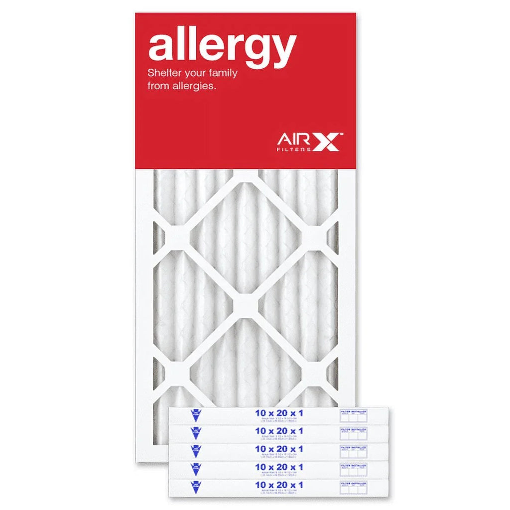 Filter Replacement AC Box Furnace 6, AIRx USA Allergy of 10x20x1 Filter 11 MERV the Made in Pleated Air Filters Air