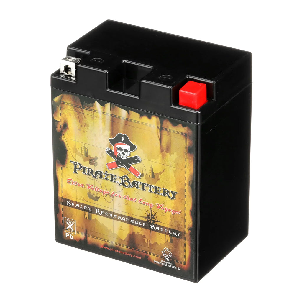 190 1993 Cat Snowmobile Battery 12 Volts,14 for (14l-a2 Cca) Wildcat Yb14l-a2 Battery Efi Arctic Pirate Ah,