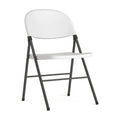 Furniture Series Flash HERCULES White Charcoal with Capacity Plastic Frame Chair lb. Granite 330 Folding