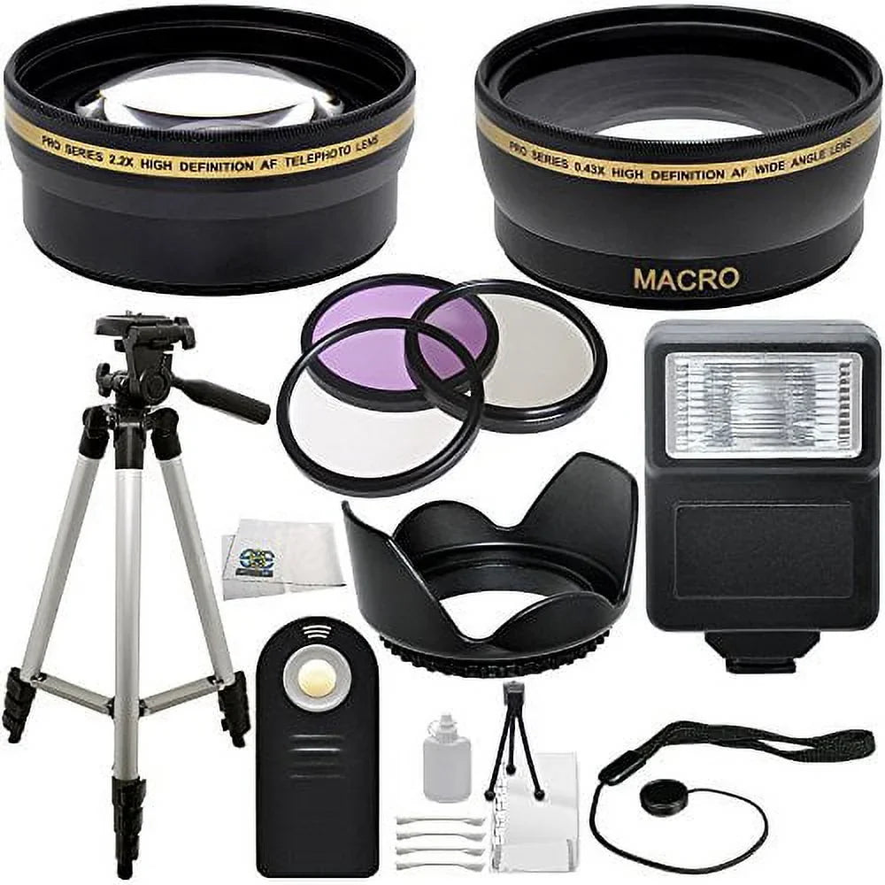 T3i, Canon the Following 7D 70D, T5i, (Which 7D, For T1i, Mark SLR II 75-300mm, Kit 18-55mm, 55-250mm, - Ultimate Lenses Have 60D, Cameras SL1, T2, T6s, Canon T4i, T6i, Bundle Rebel Accessory Digital